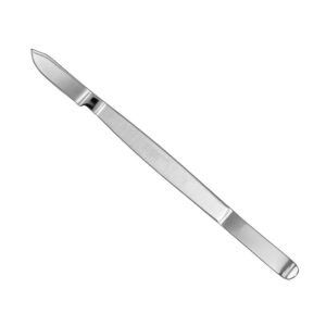 Wax knife, metal handle, 13 cm